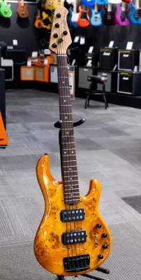 Sterling by Music Man - StingRay Ray35HH 5-String Bass - Amber 2